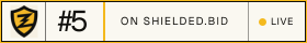 Preview of the live shielded.bid rank badge