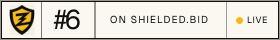 Preview of the live shielded.bid rank badge