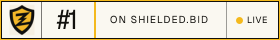Preview of the live shielded.bid rank badge
